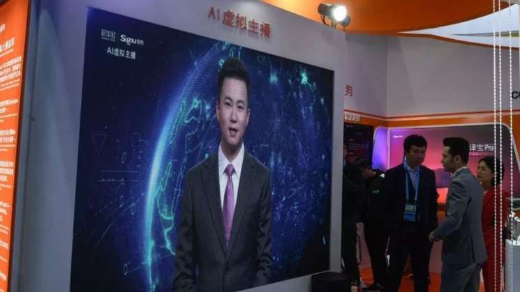 Presentan en China primer conductor de noticias virtual