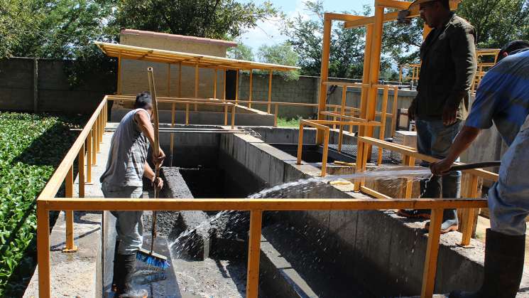 Por concluir, planta de tratamiento en “Real del Valle” Zaachila