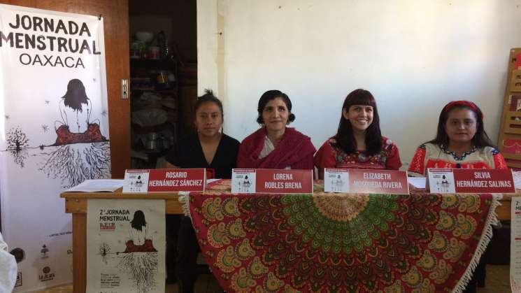 Se realiza segunda jornada menstrual en Oaxaca