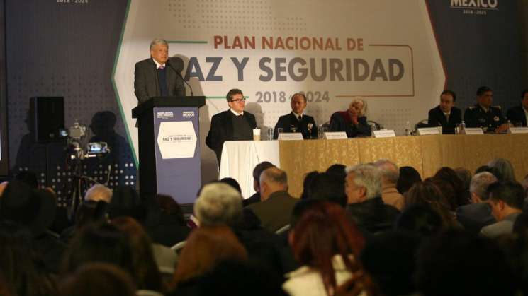 AMLO presenta Plan de Paz y Seguridad