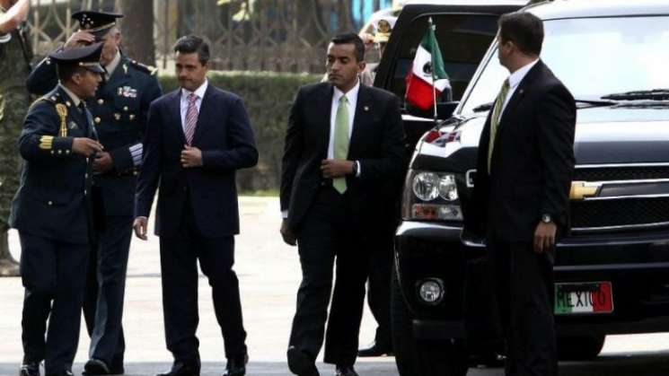 Sin escoltas del estado presidencial gabinete de EPN