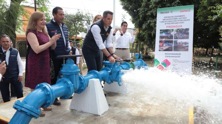  Inauguró AMH construcción pozo profundo en San Juan Chapultepec