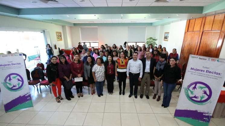Realizan encuentro regional de Mujeres Electas a ocupar puestos