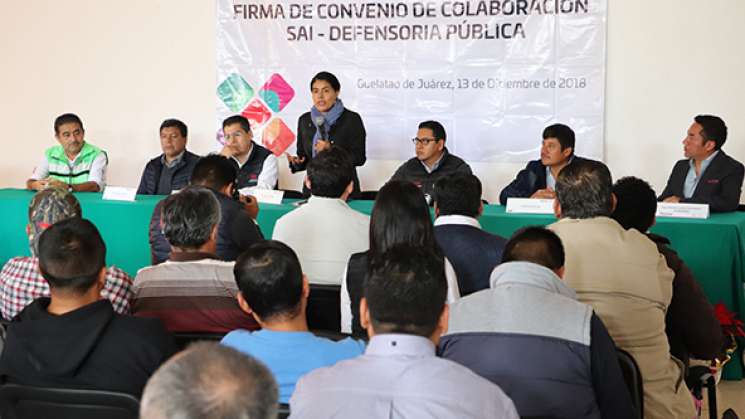 Firman SAI y DPEO convenio de colaboración
