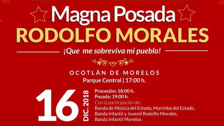 Invita  Seculta a la Magna Posada “Rodolfo Morales” 