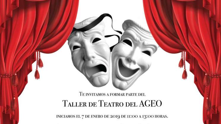 Abren convocatoria para ingreso al taller de teatro del AGEO