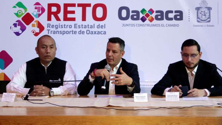 Arranca programa de Registro Estatal del Transporte de Oaxaca 
