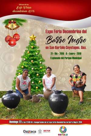 Expo Feria Decembrina del Barro Negro en San Bartolo Coyotepec