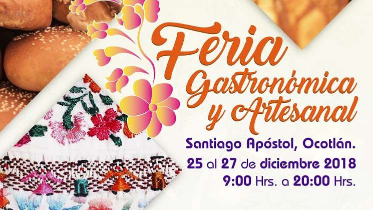Realizará Santiago Apóstol Feria Gastronómica y Artesanal 2018 