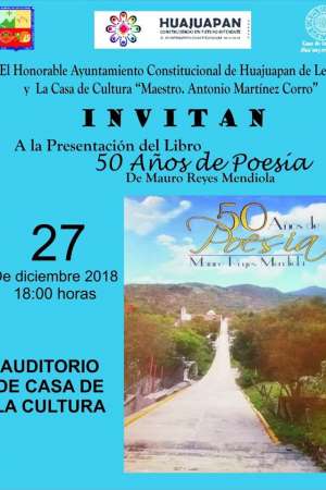 Presentación del Libro 50 años de poesía