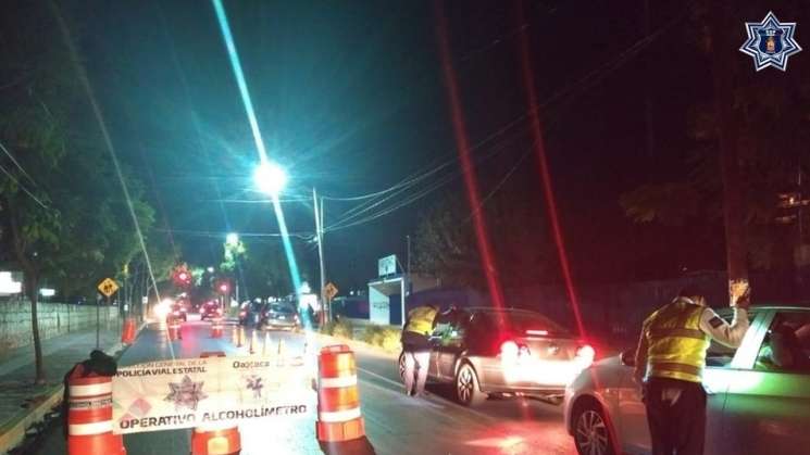 34 conductores detenidos durante Operativo Alcoholímetro