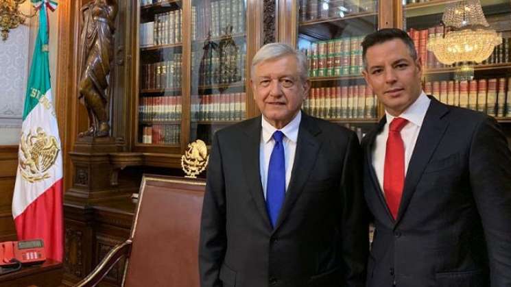 Alejandro Murat y AMLO se reúnen en Palacio Nacional
