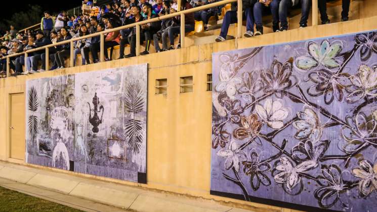 Inauguran exposición “Mis Raíces” en el estadio de Alebrijes