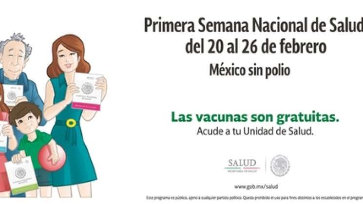 En primera Semana Nacional de Salud se suma el IMSS