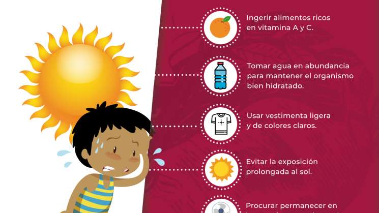 PCM exhorta a seguir recomendaciones para evitar golpes de calor