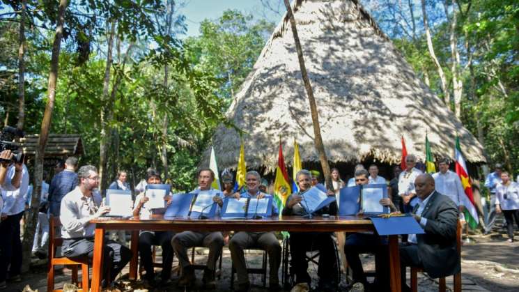 Firman 7 países el Pacto de Leticia para proteger la Amazonía