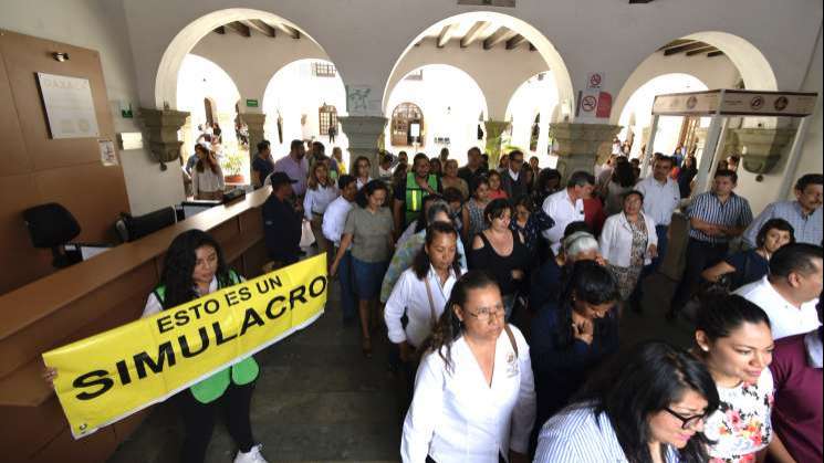 Mañana Jueves, macrosimulacro de sismo en Oaxaca de Juárez
