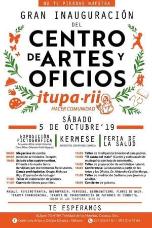Inauguración de Centro de Artes y Oficios Itupa-rii