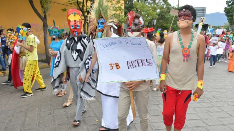 Celebra Secundaria “Moisés Sáenz Garza” defensa del maíz nativo