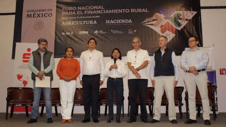 Clausuran Foro Nacional para el Financiamiento Rural en Oaxaca