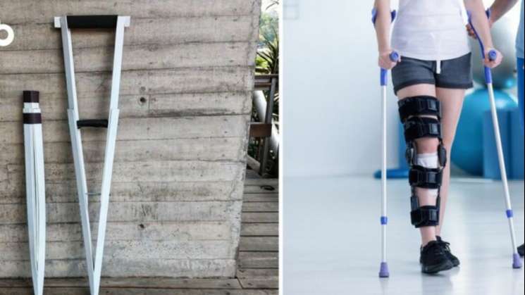 Crea egresado de Anahuac muletas de cartón de bajo costo