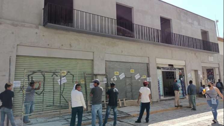 Clausuran obras en inmueble de la calle Alcalá 