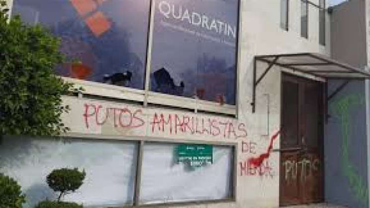 CNDH pide investigar agresiones a instalaciones de Quadratín