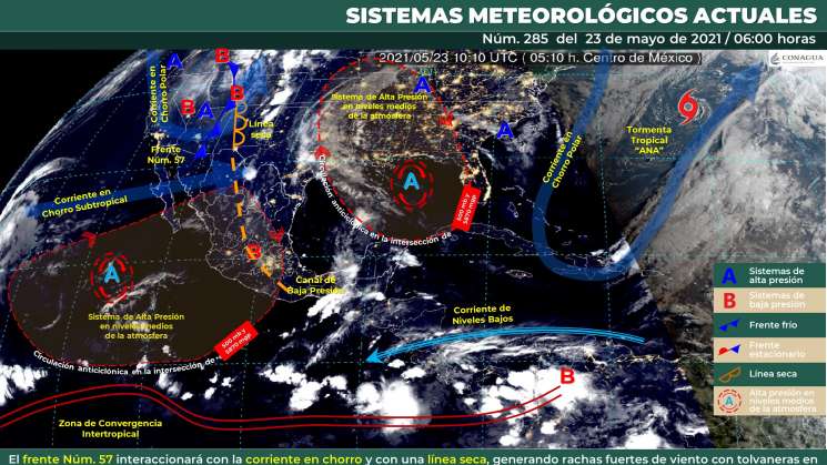 Seguiría lluvias en zonas altas, clima cálido en costas de Oaxaca