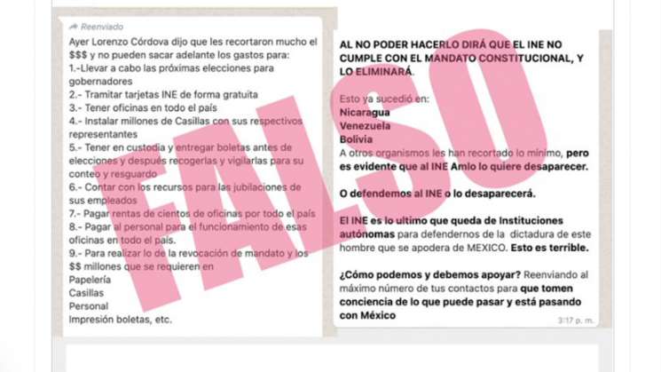 Lorenzo Córdoba: Falso que no se expedirán credenciales de INE