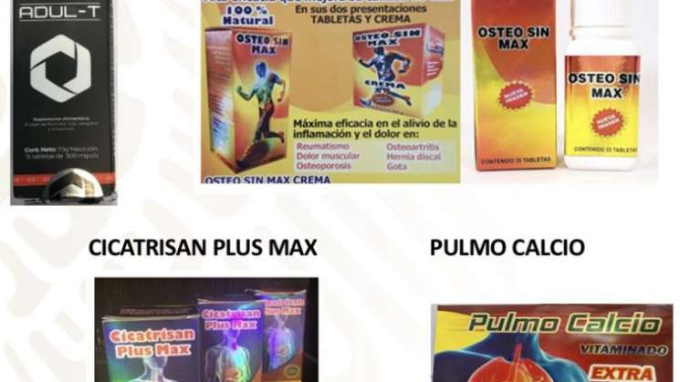 Emite alertas sanitarias Cofepris contra productos 