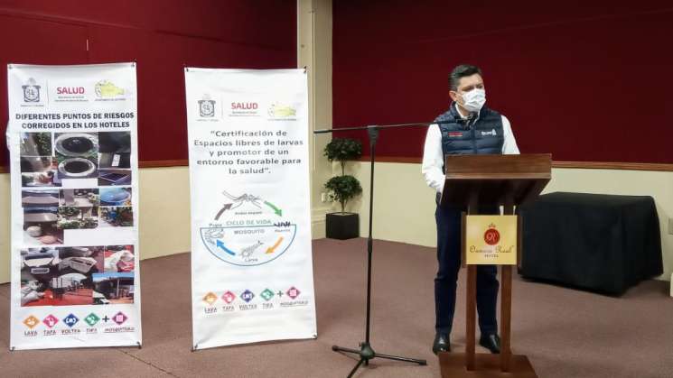 Certifican los SSO a hoteles como espacios libres de mosquitos   