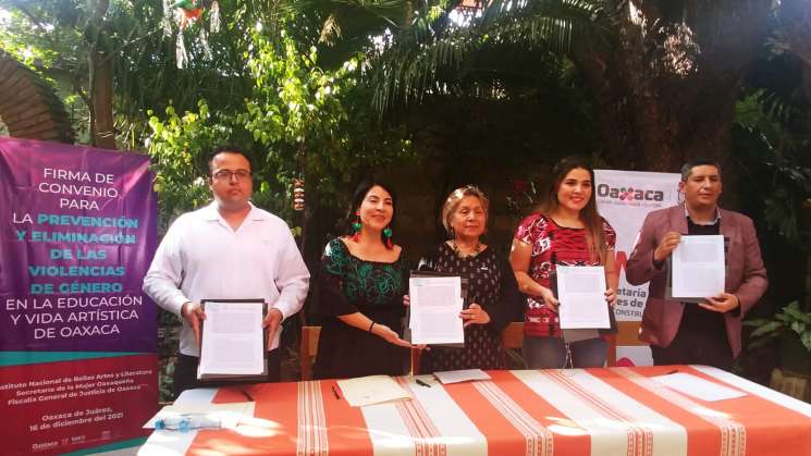 INBAL firma convenios con SMO y la Fiscalía de Oaxaca