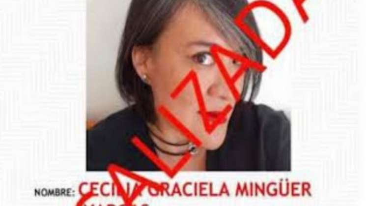 Localizan con vida a Cecilia Mingüer, exdirectora del MACO 