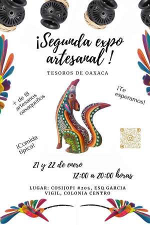 Tesoros de Oaxaca  2do. Exposición artesanal Entrada libre