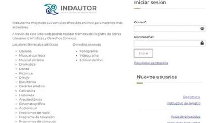 Obtén el certificado de registro de obra en el Indautor en linea