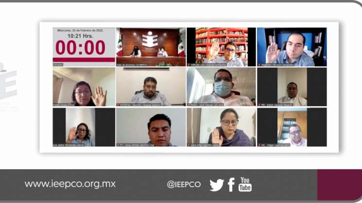Avanzan Elecciones Extraordinarias, IEEPCO ratifica plataformas