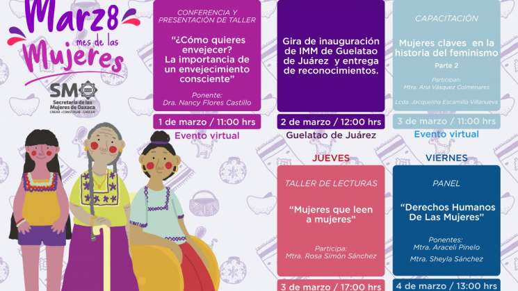 Invita SMO a conmemorar  Día Internacional de la Mujer  