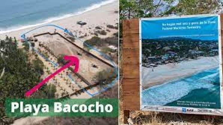 Pobladores de Puerto Escondido detienen construcción en Bacocho