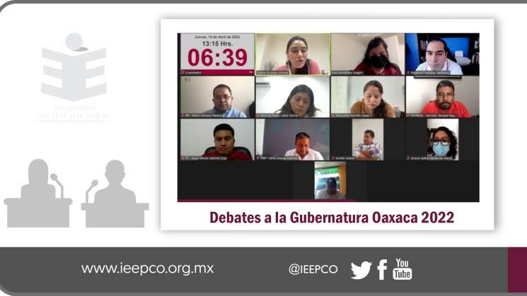 Todo listo para debates a la gubernatura de Elecciones 2022   