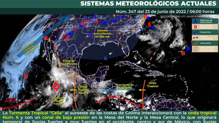 Habrá norte en el Istmo, lluvias en el estado, oleaje en la Costa