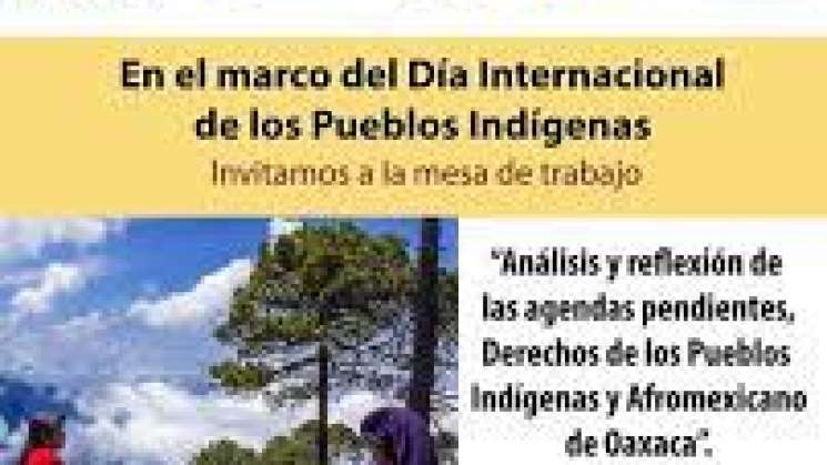 Piden ONG´s libre determinación de pueblos originarios en Oaxaca
