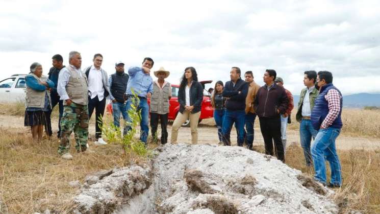 Realizan obras de conservación de suelos y agua en Etla