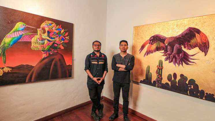 Muestra artística de Carlos Bazan y Hugo Pacheco en Colombia.    