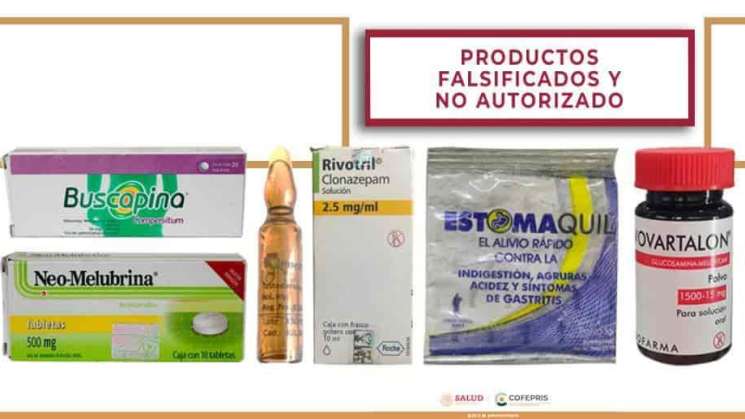 Alertan por medicamentos falsos;elaborados con sustancias toxicas