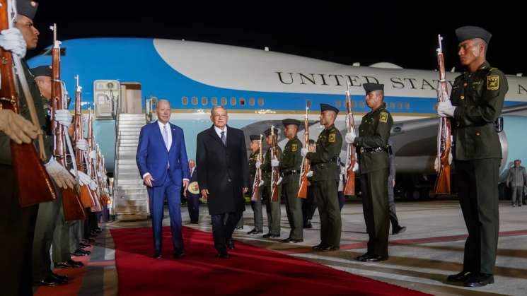 Joe Biden llega a México, aterriza en el AIFA para la X Cumbre