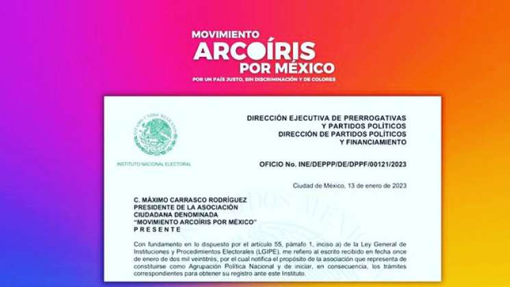 Crean Movimiento Arcoíris por México