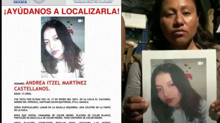 Mantiene FGEO búsqueda de Andrea Itzel Martínez Castellanos     