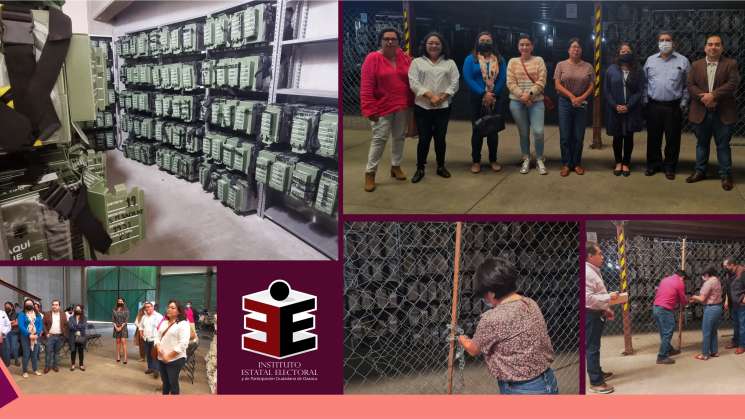 Consejo General del IEEPCO encabeza apertura de bodega electoral