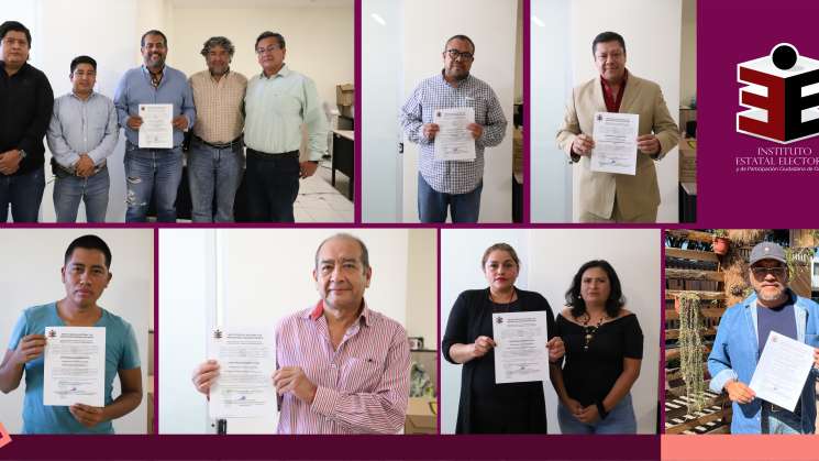 7 organizaciones se registran para partidos políticos en Oaxaca
