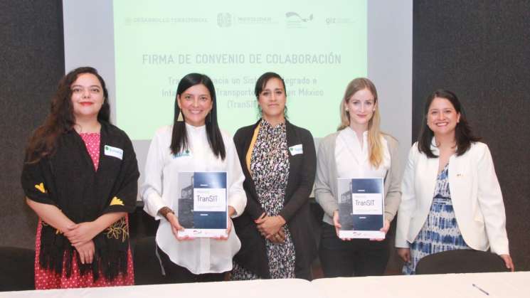 Firma Semovi convenio de colaboración con GIZ México y Sedatu   